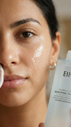 بشرة صافية مضيْة في روتين واحد